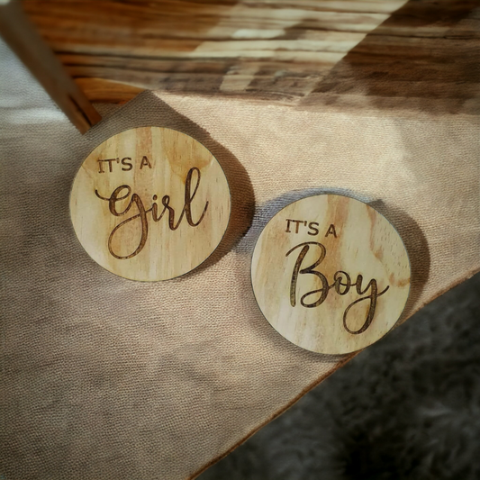 It's A Boy & It's A Girl Plaques