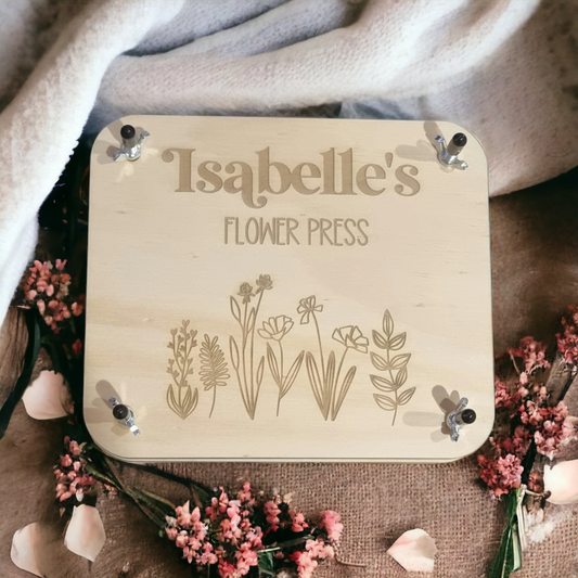 Personalised Flower Press
